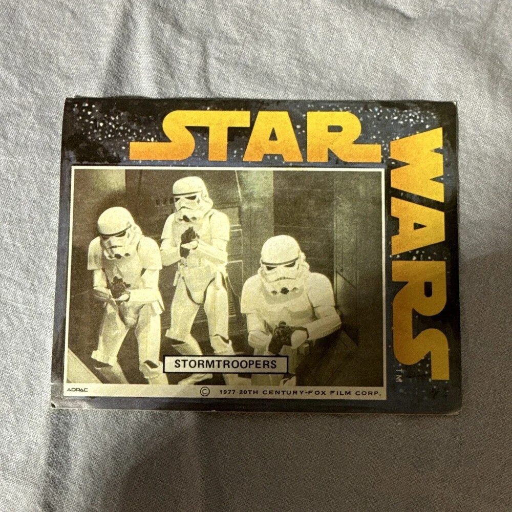 Star Wars 1977 ADPAC Sticker Trading Card #4 Stormtroopers Stormtrooper